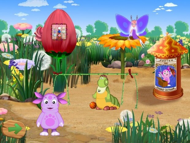 Игры Лунтик